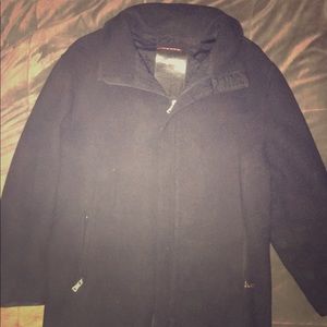 PRADA Men’s Parka SGV135 Black Coat Genuine